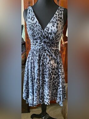 Vintage Aqua Coquette Style Girlie Empire waist Dress Boutique Find